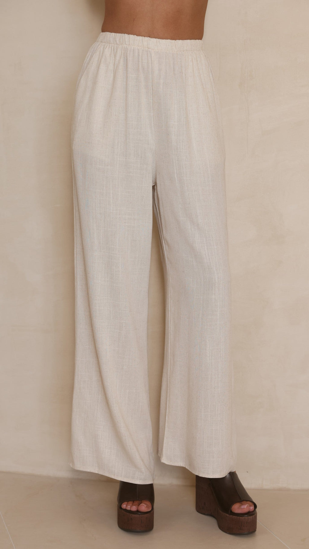 Luna Top and Pants Set - Oat