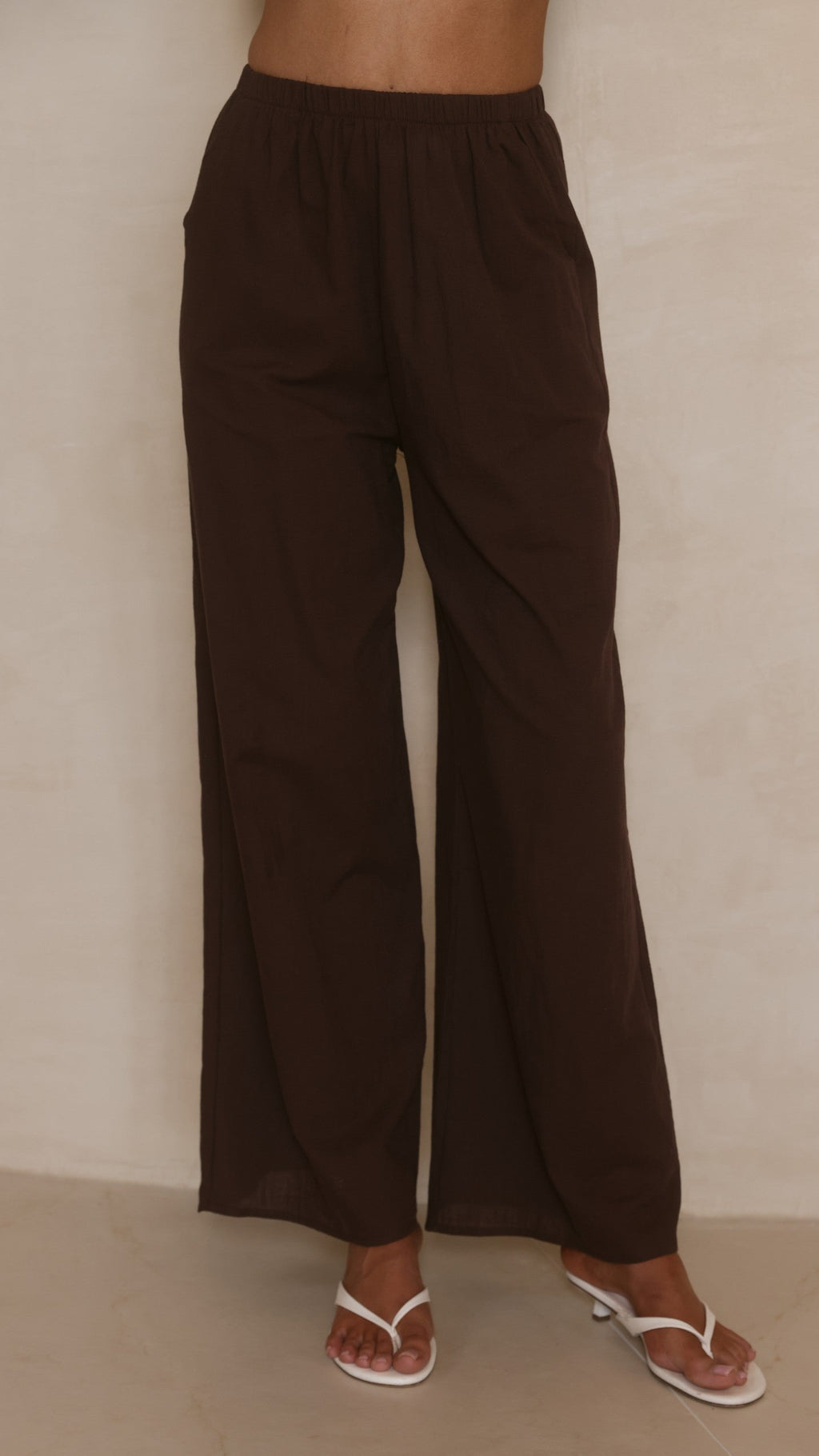 Luna Top and Pants Set - Chocolate