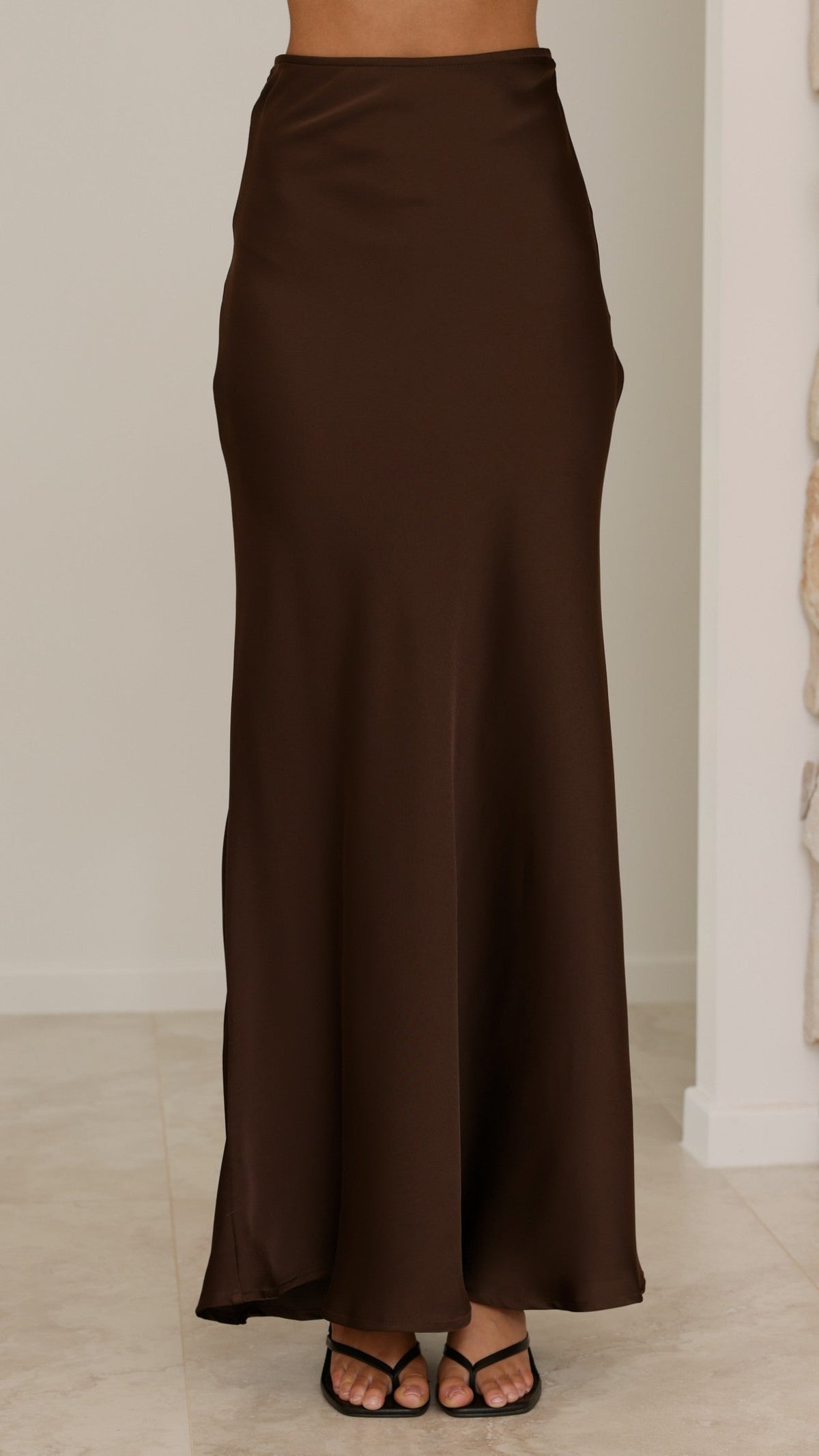 Jayliah Maxi Skirt - Chocolate