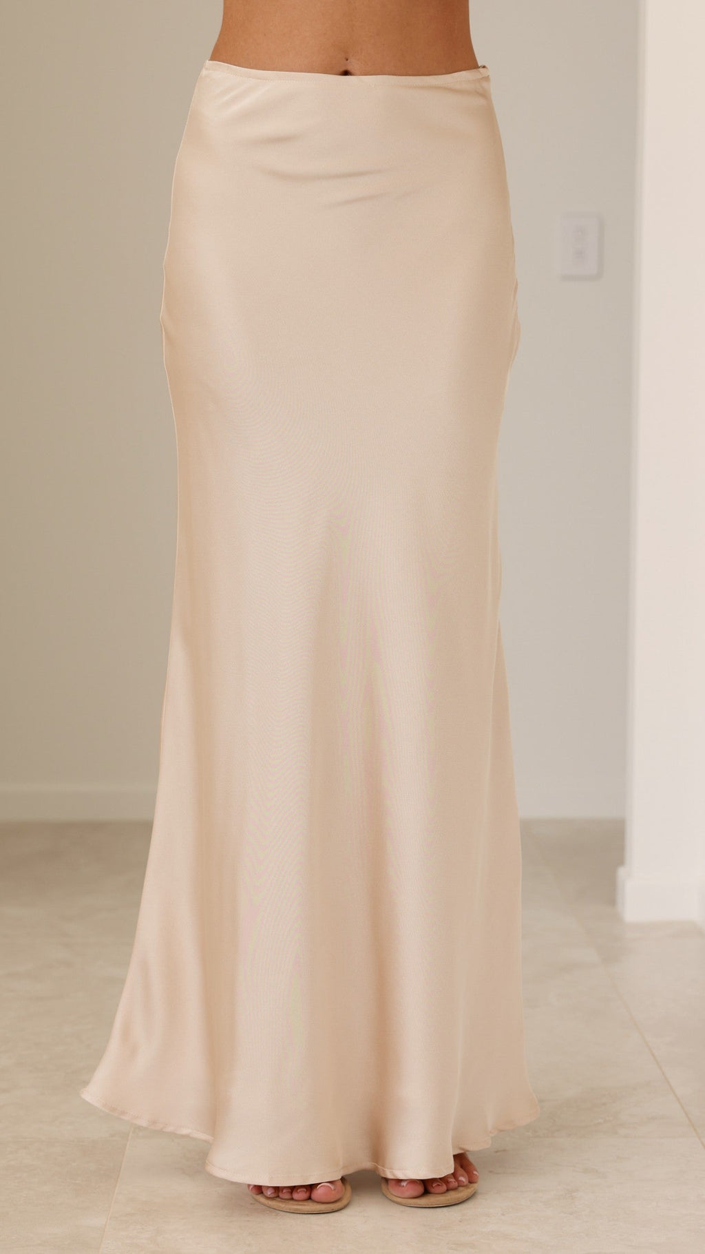 Jayliah Maxi Skirt - Champagne