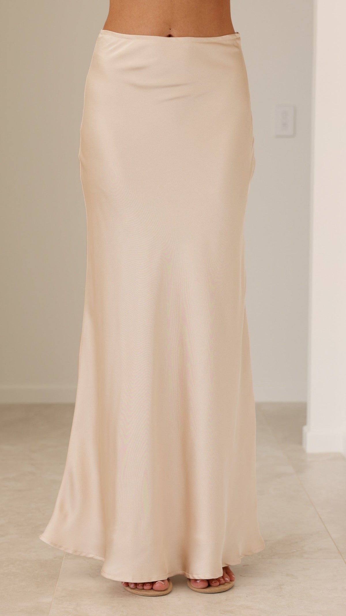 Jayliah Maxi Skirt - Champagne