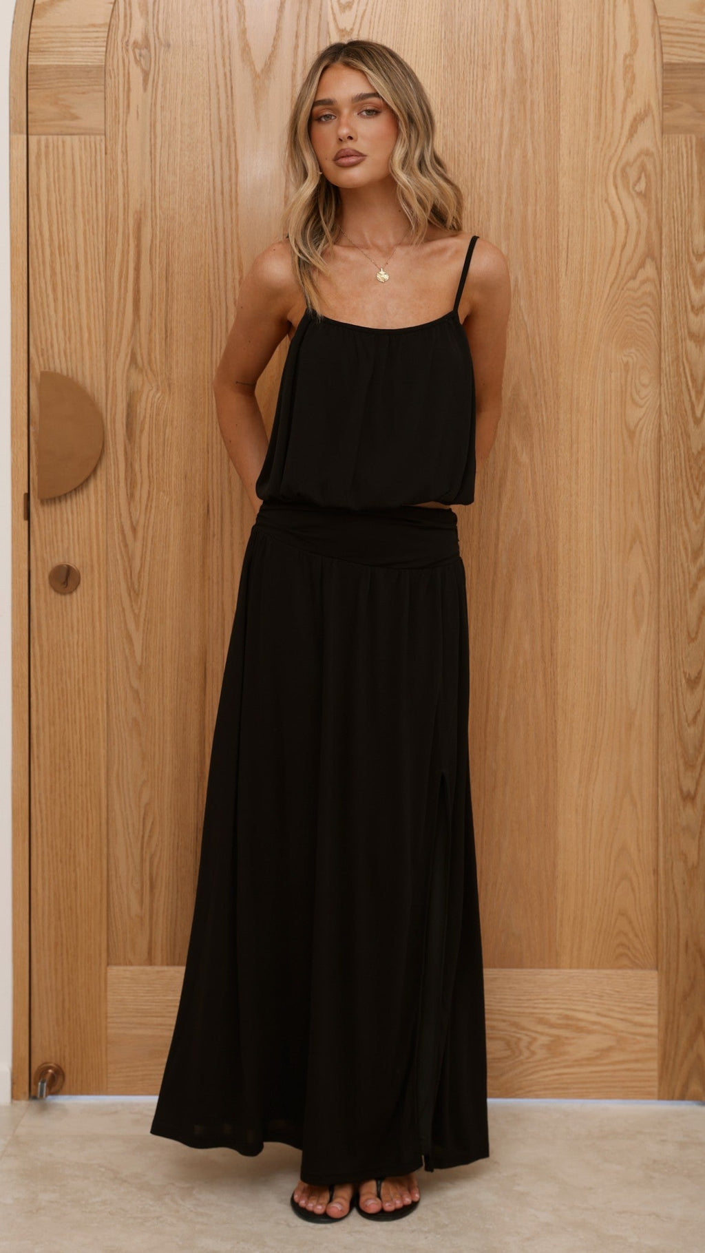 Stacie Maxi Skirt - Black