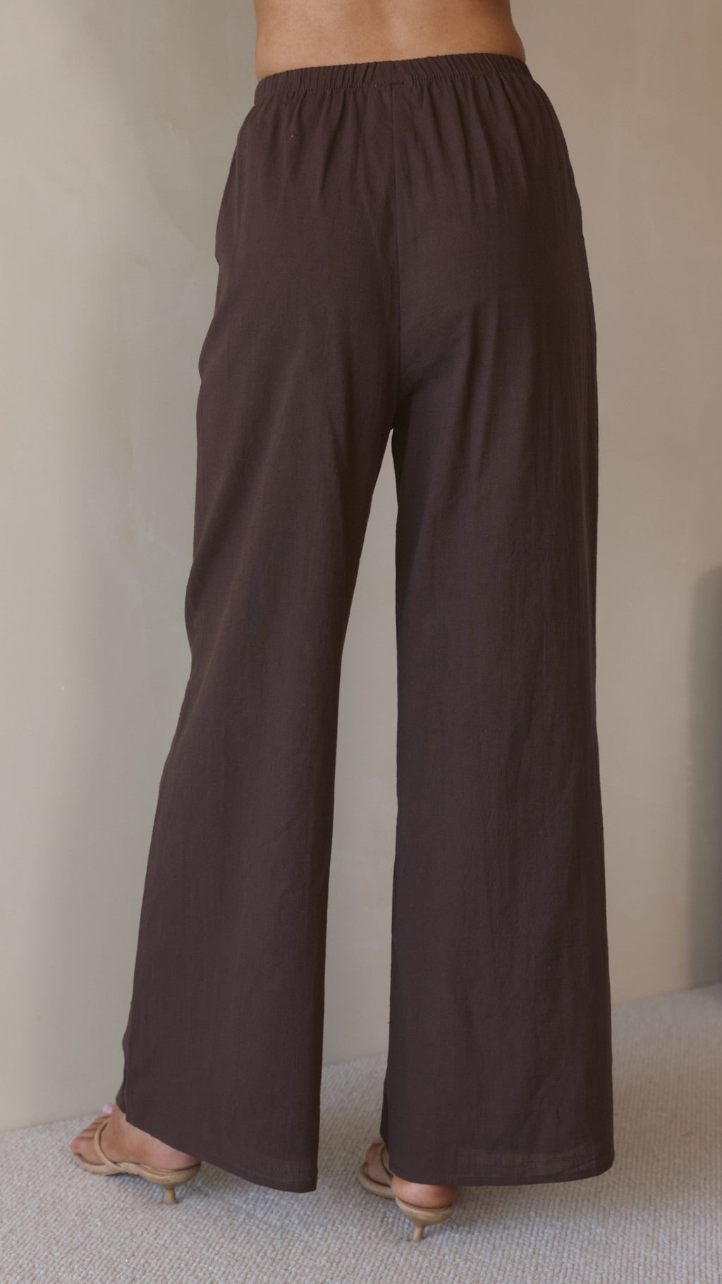 Rubi Top and Pants Set - Chocolate