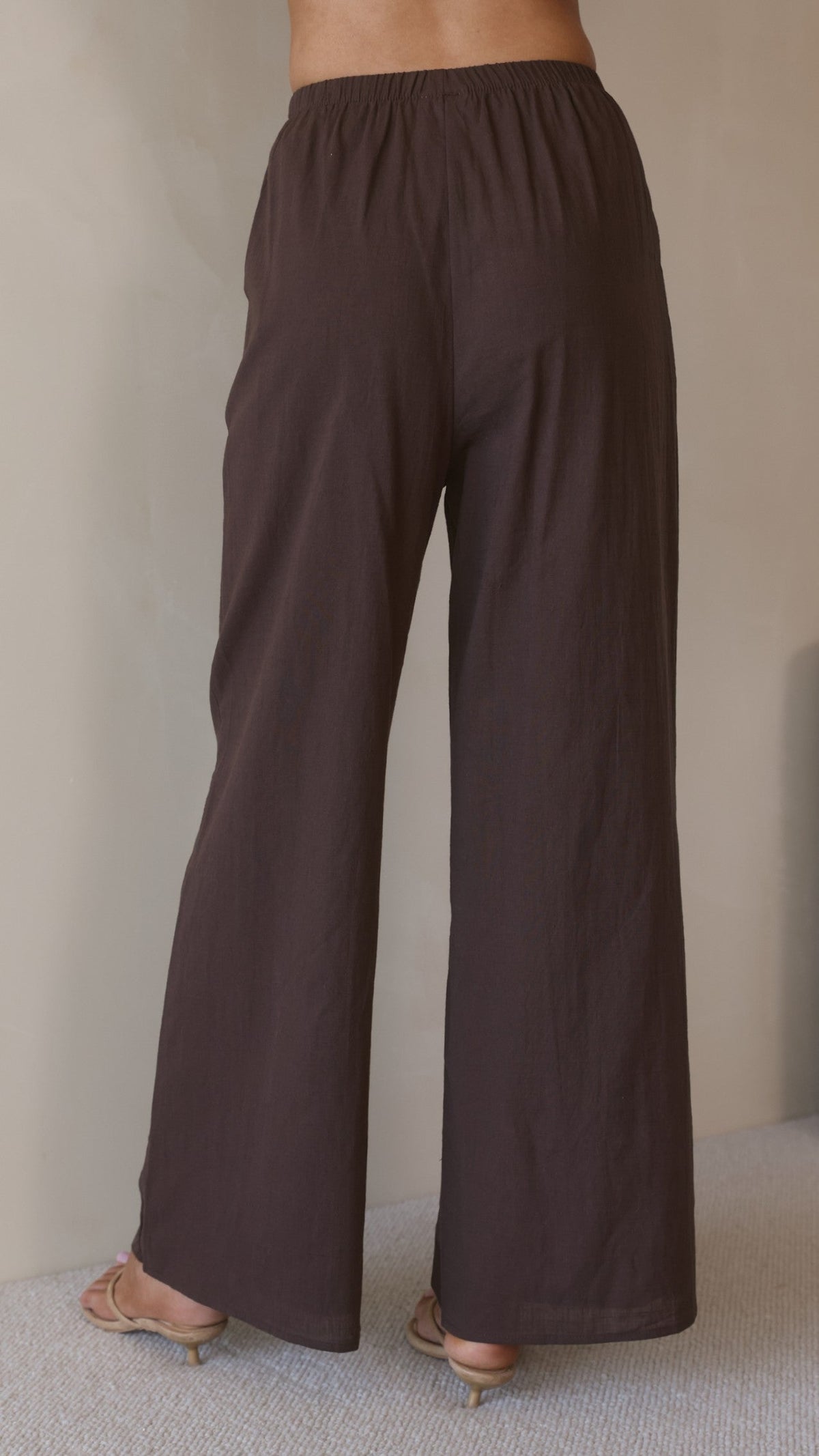 Rubi Top and Pants Set - Chocolate