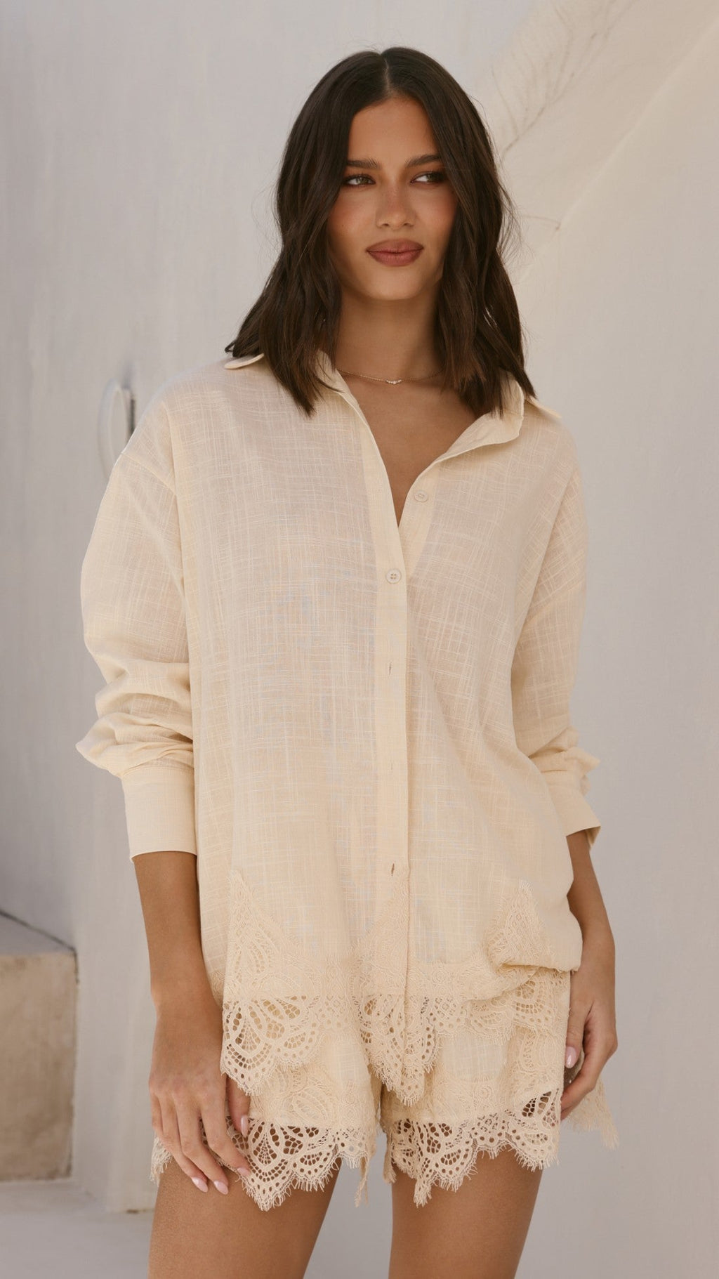 Aria Top and Shorts Set - Butter