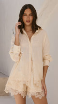 Aria Top and Shorts Set - Butter