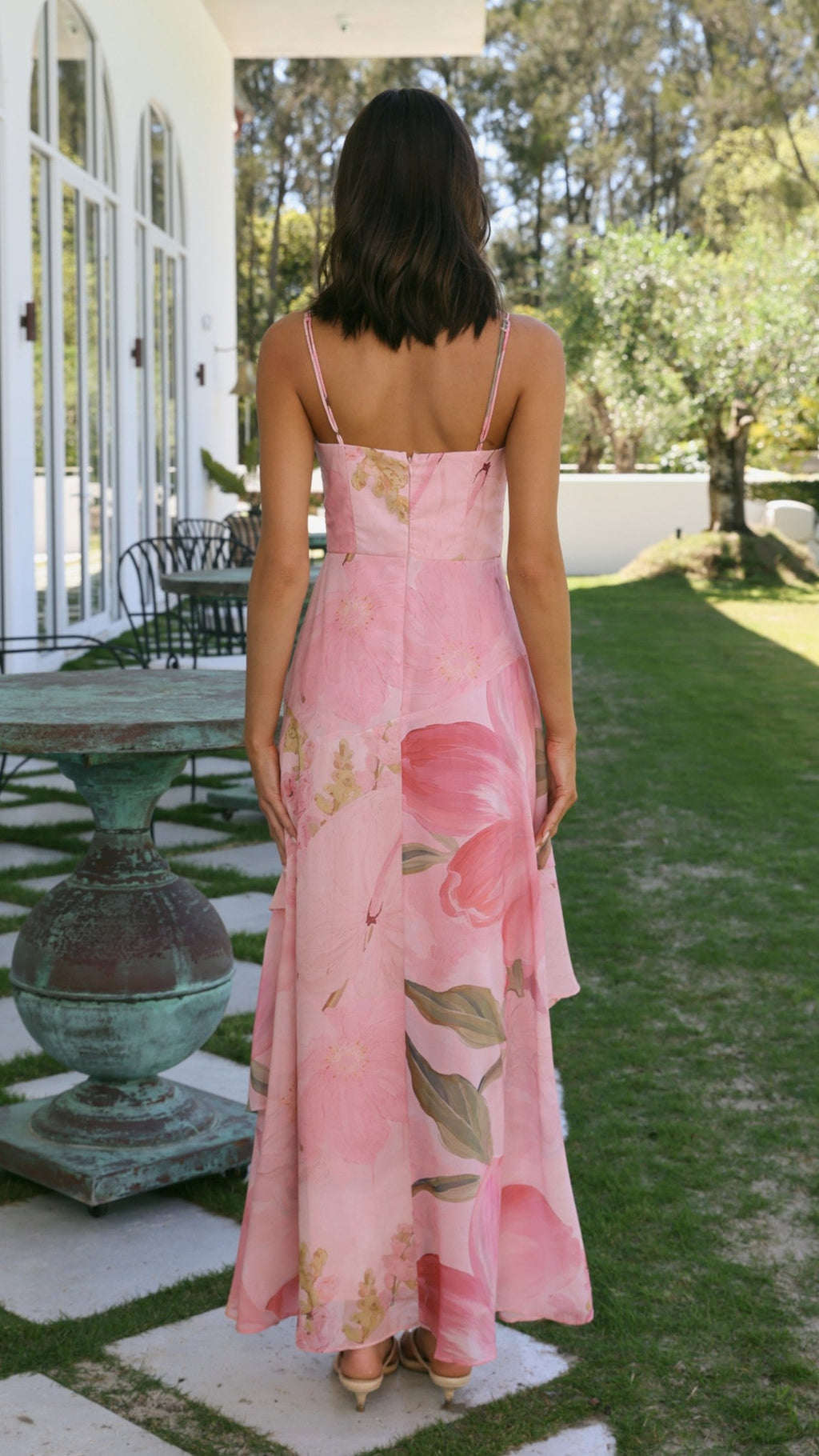 Avi Maxi Dress - Pink Floral