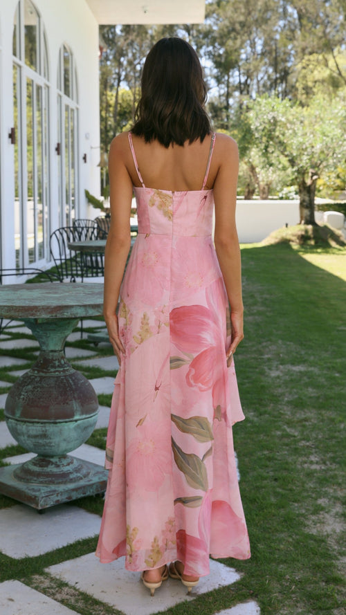 Avi Maxi Dress - Pink Floral