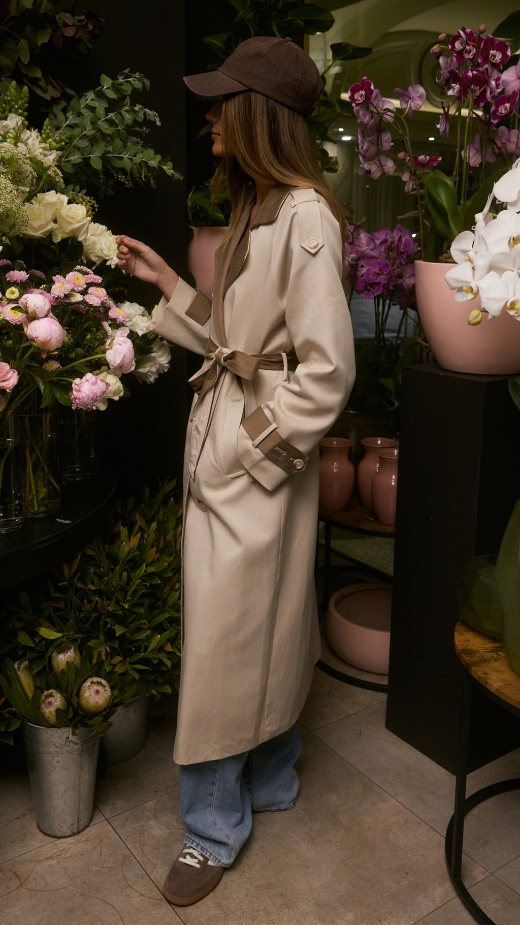 Sutton Trench Coat - Almond