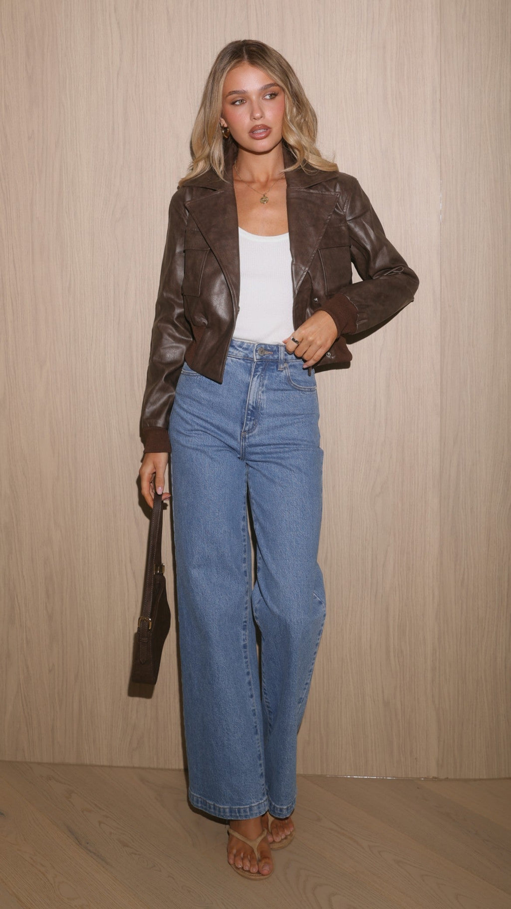 Charlie Bomber Jacket - Brown