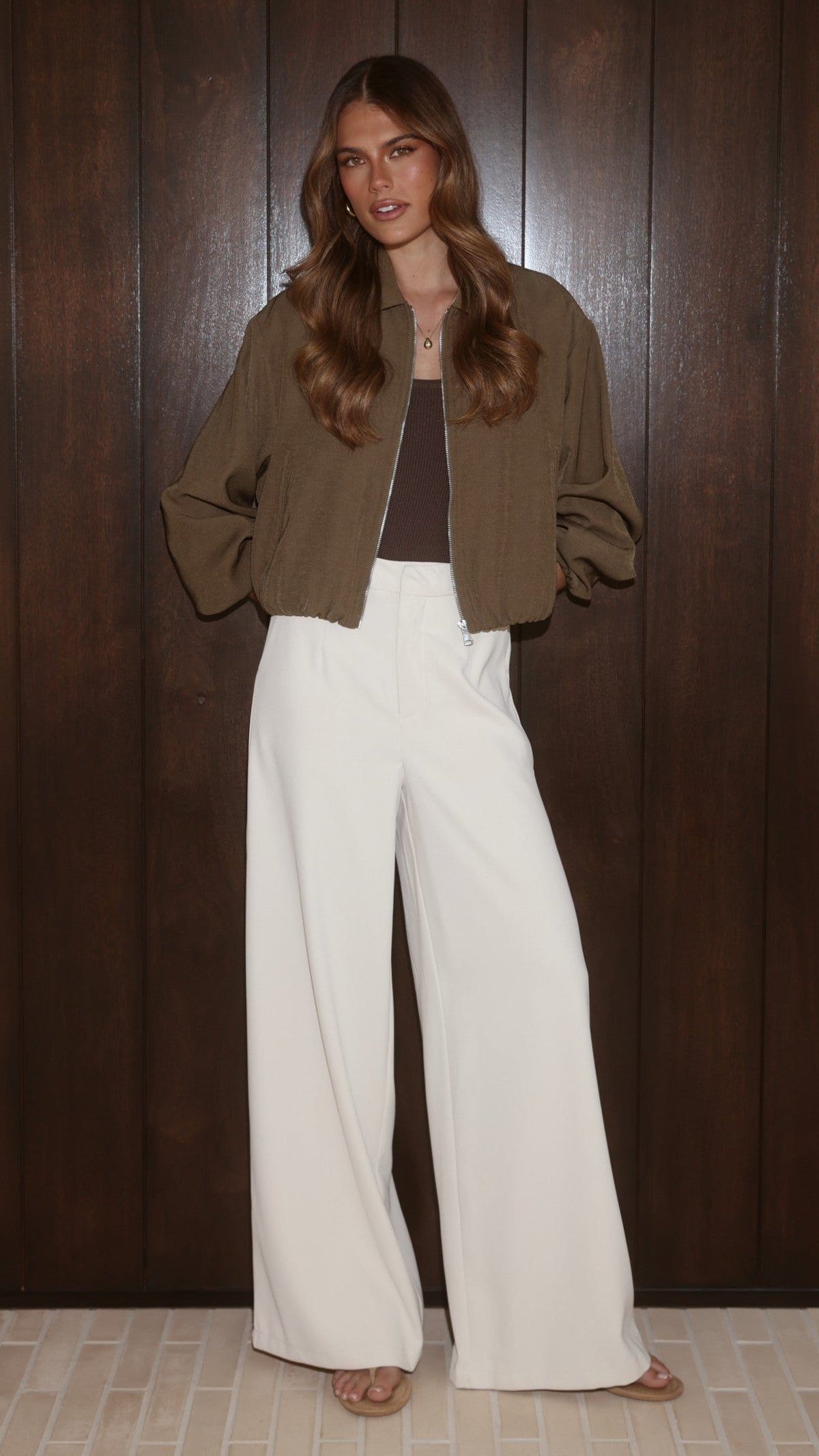 Brax Bomber Jacket - Khaki