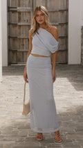 Kateisha Maxi Skirt - Blue