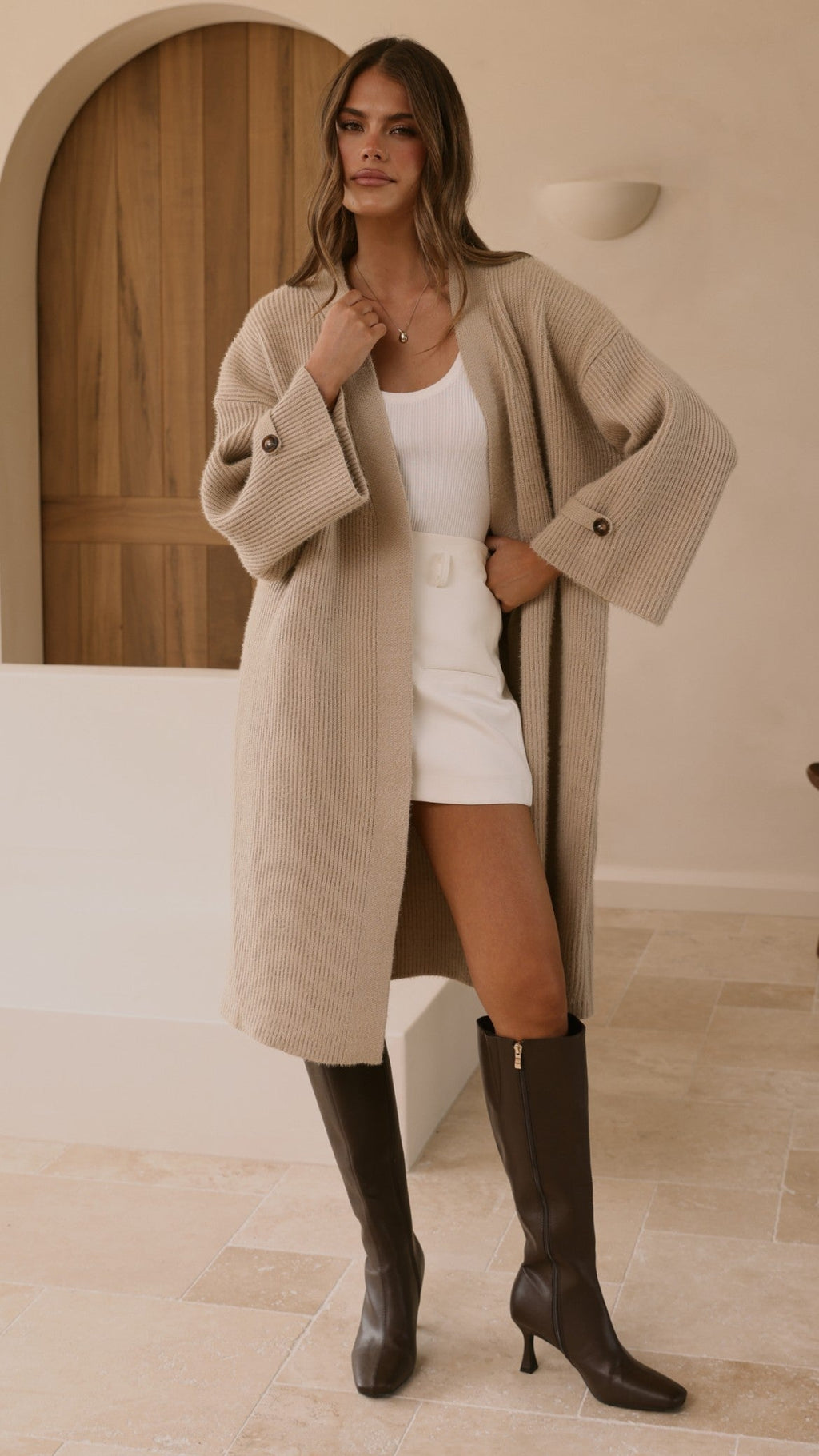 Tiana Coat - Chai