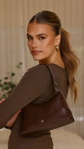 Sweetie Shoulder Bag - Choc PU