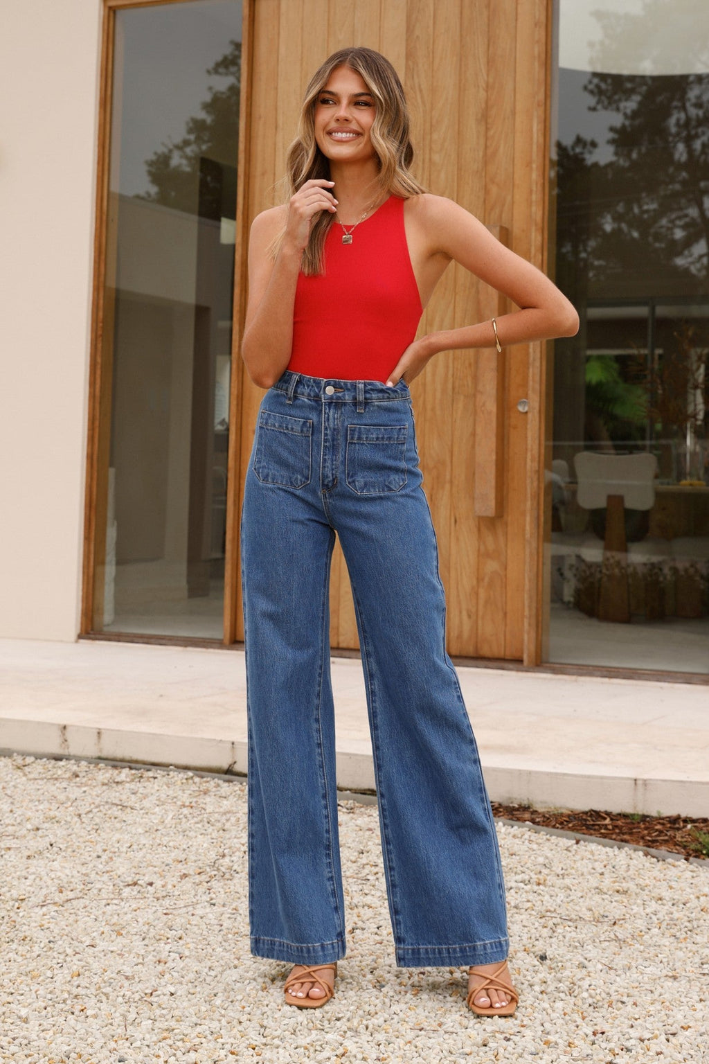 Jakira Bodysuit - Red