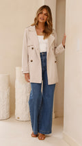 Jaya Coat - Natural