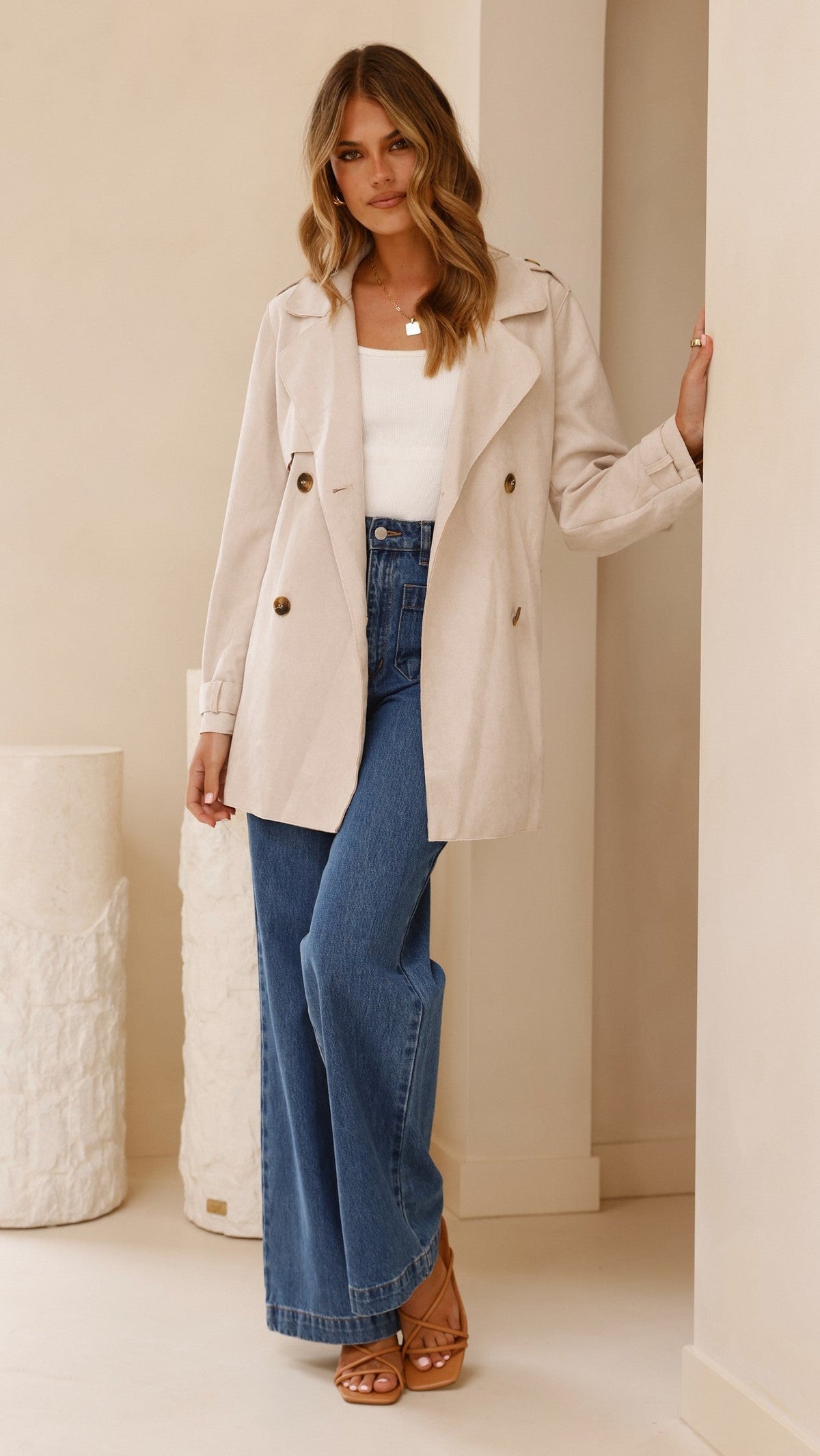 Jaya Coat - Natural
