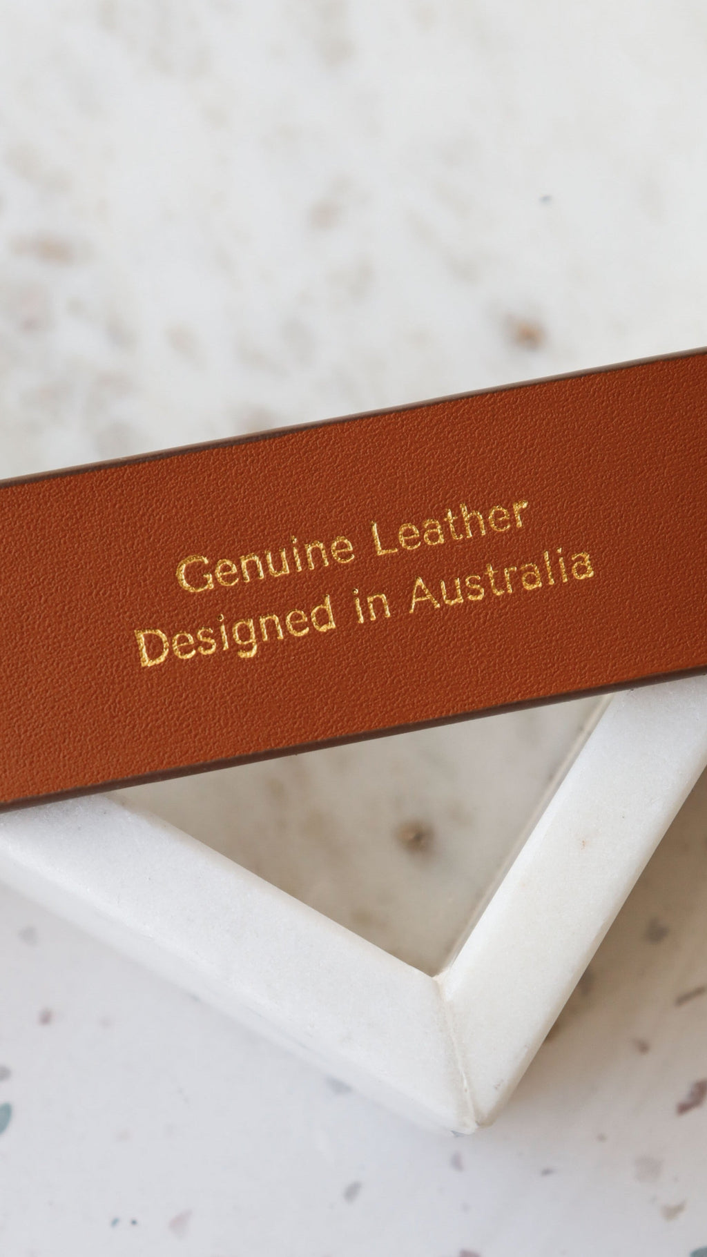 Mocha Genuine Suede Everyday Belt - Mocha Genuine Leather