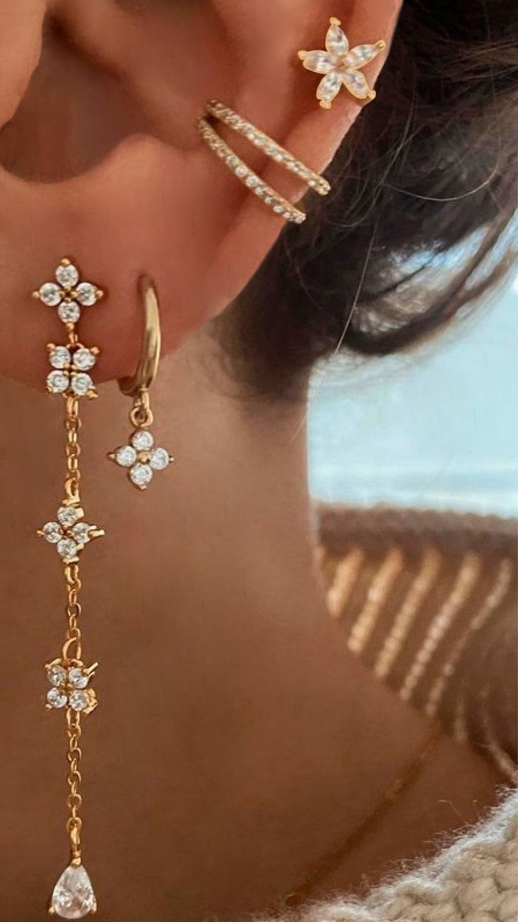 Georgie Earrings - Gold