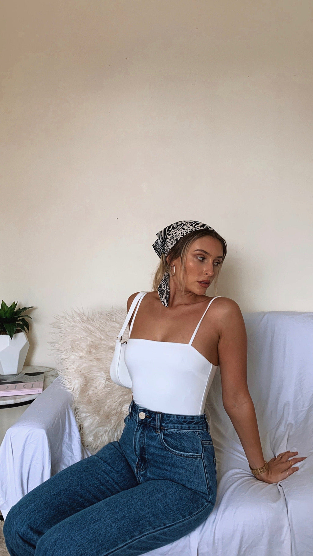 Amos Bodysuit - White