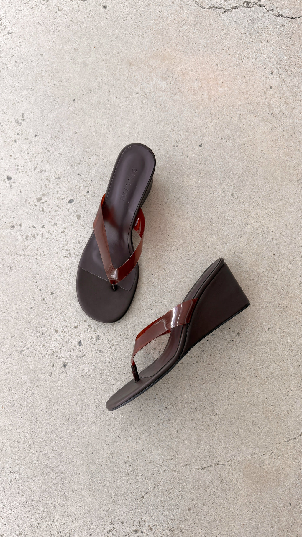 Tiggy Wedge - Clear/Choc