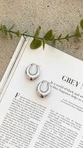 Arya Hoop Earrings - Silver