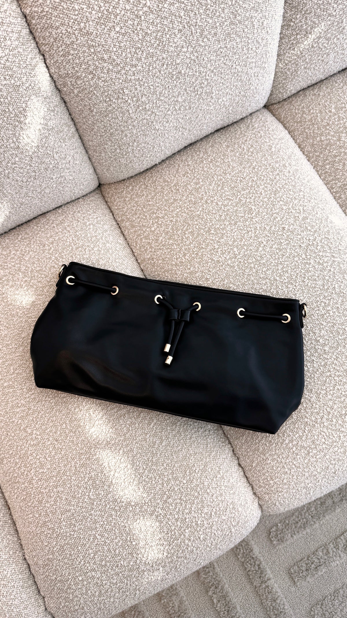 Scout Gathered Handbag - Black