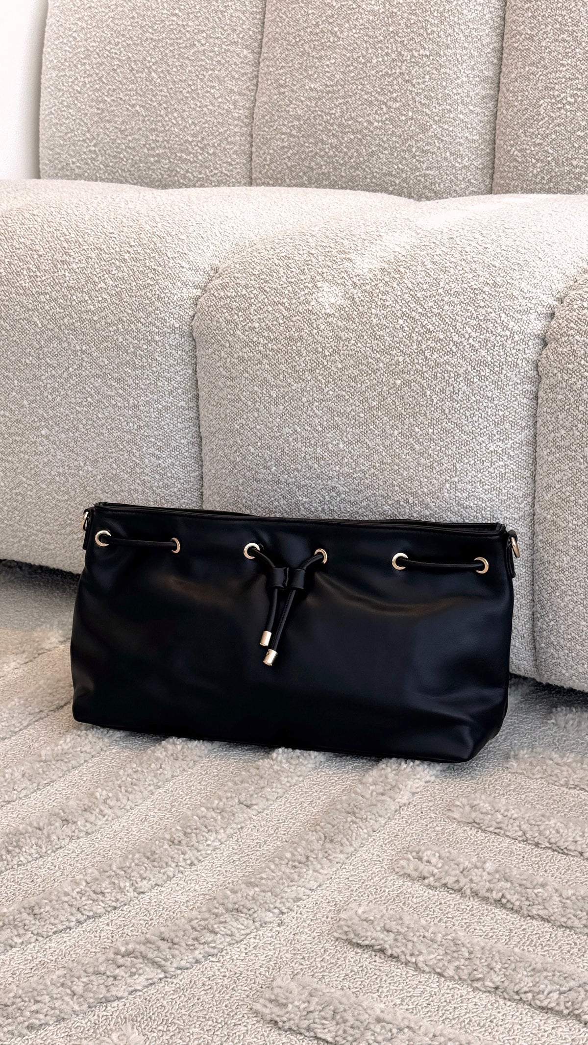 Scout Gathered Handbag - Black