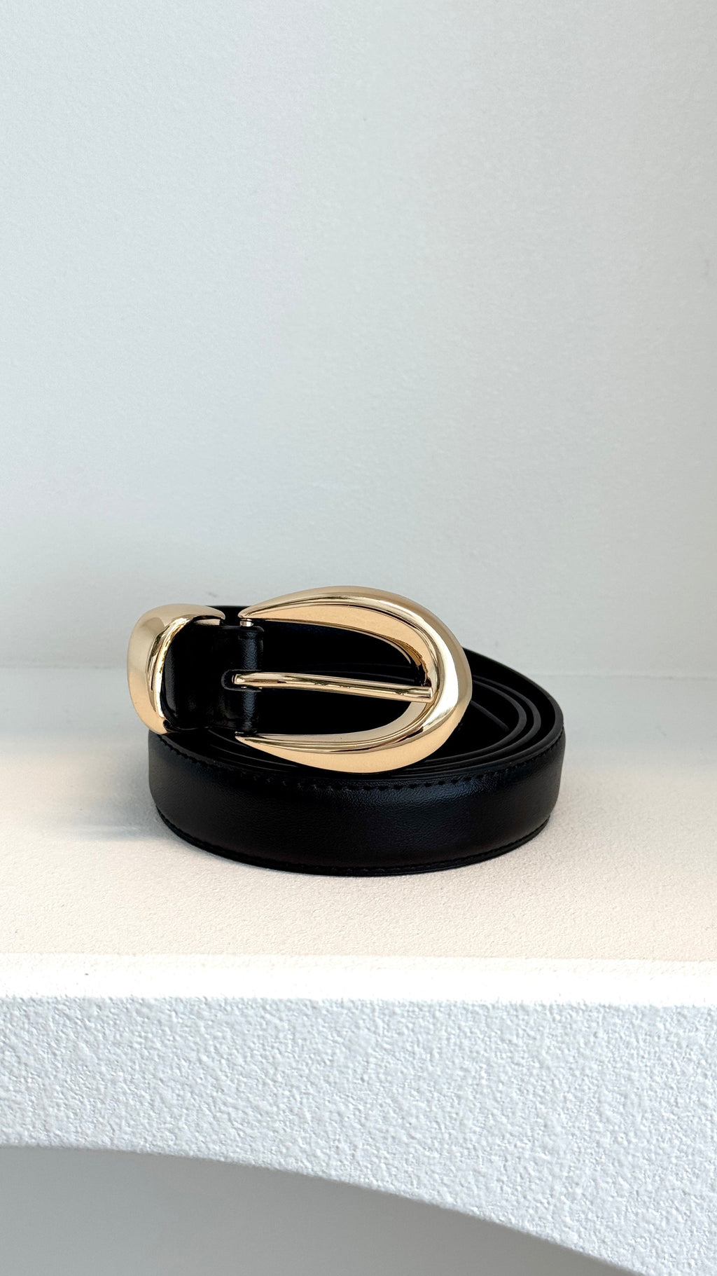 Haylee Belt - Black/Gold