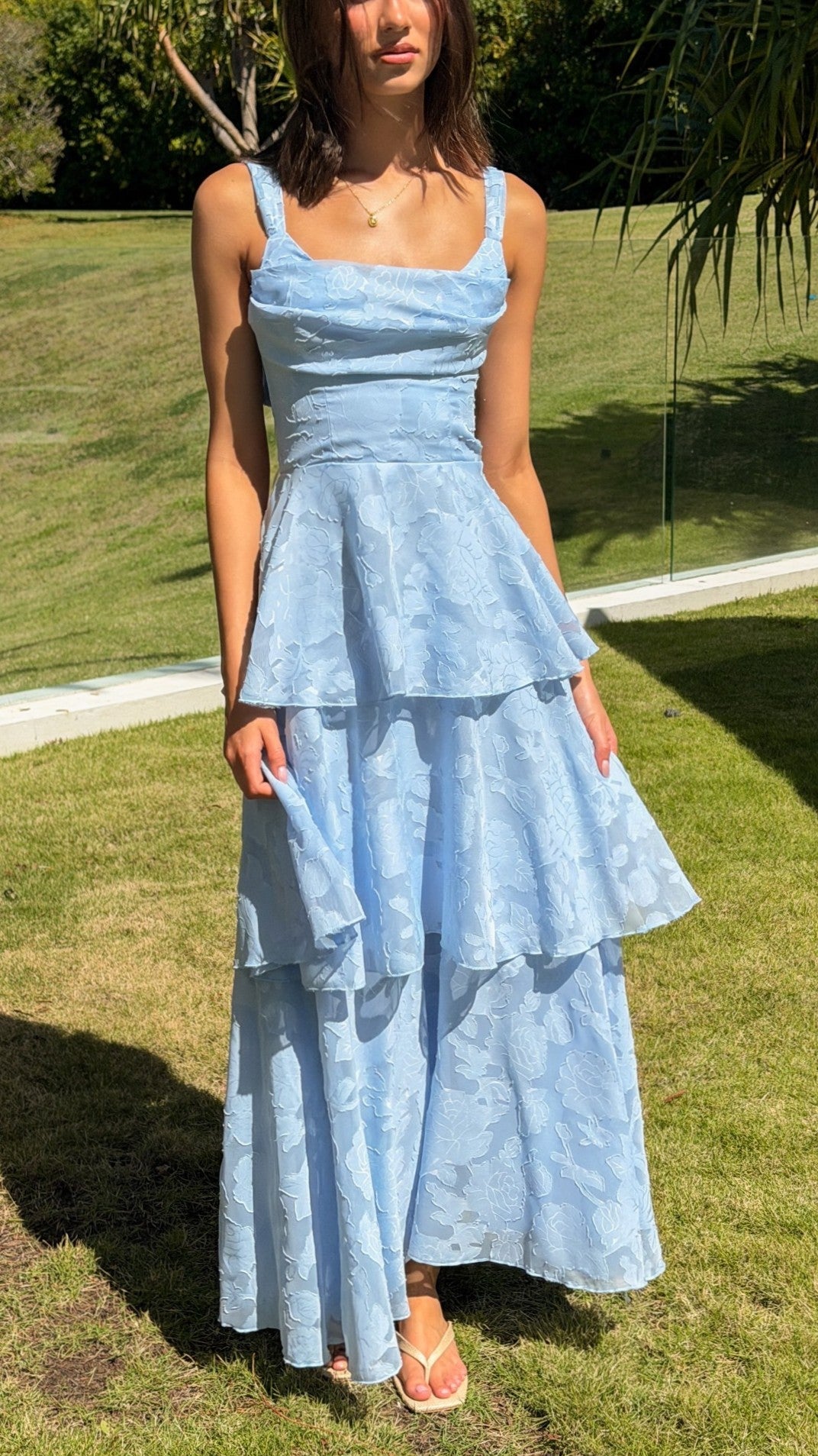 Macy Maxi Dress - Blue