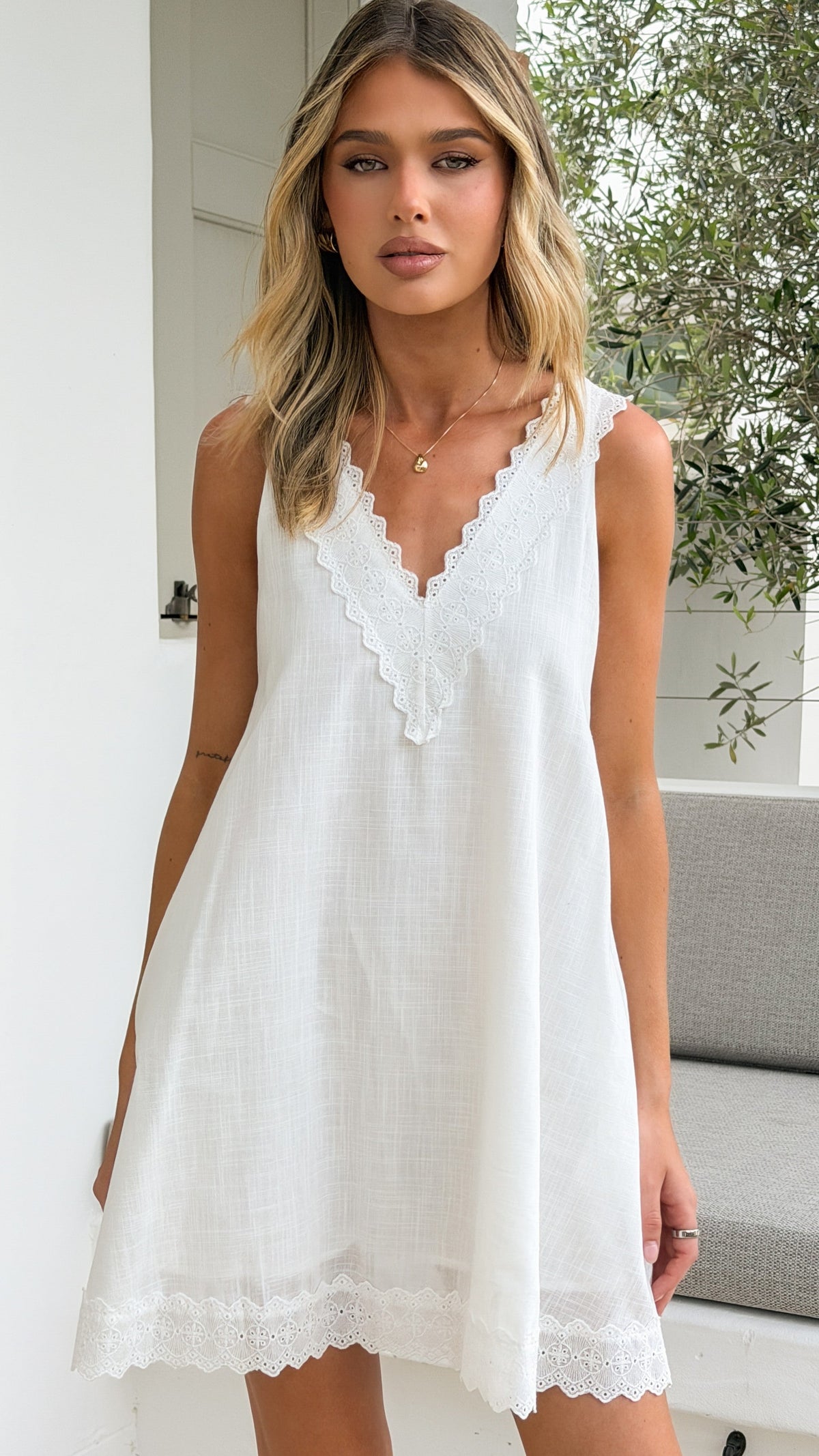 Kailyn Mini Dress - White