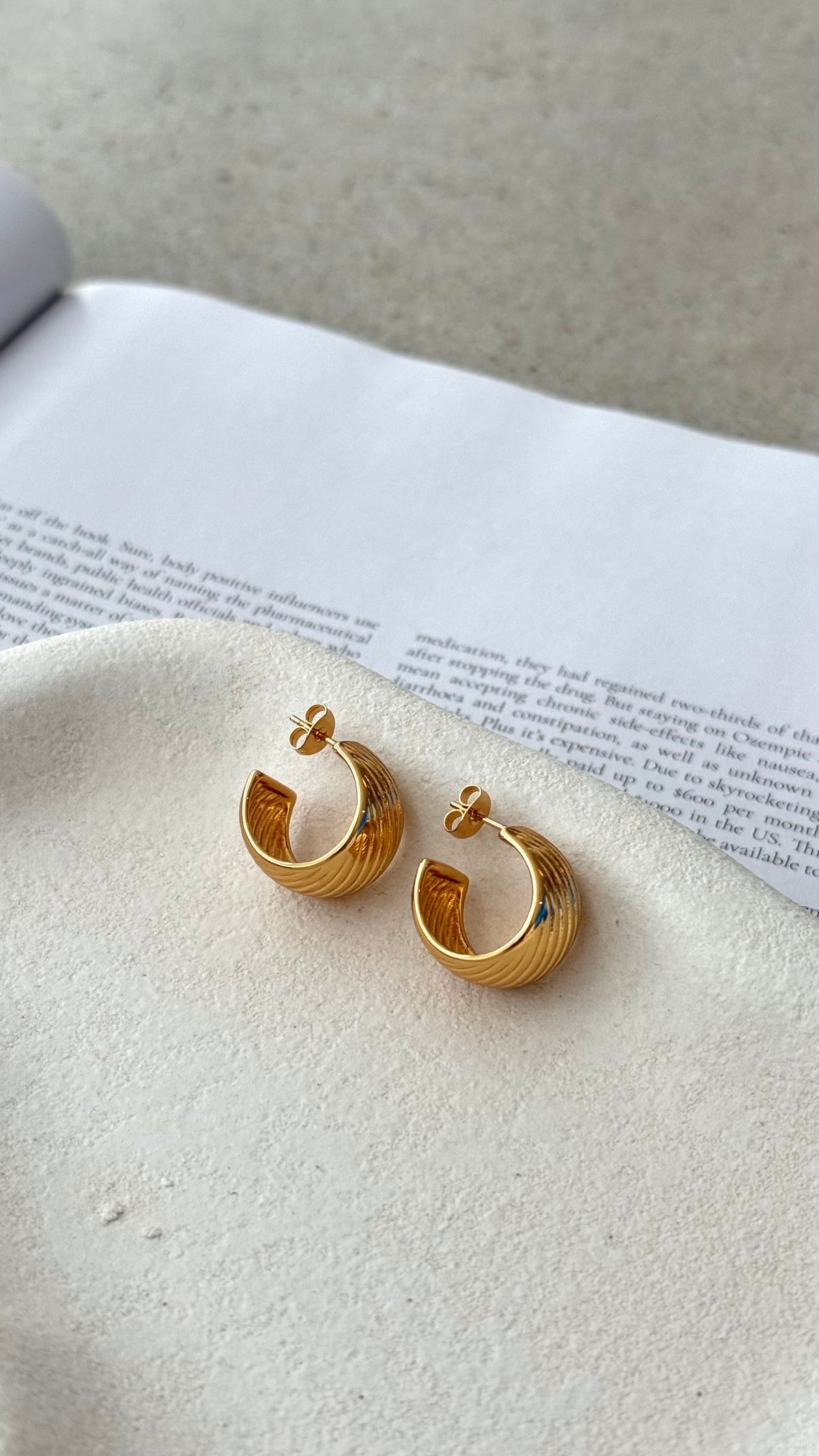 Ziggy Earrings - Gold