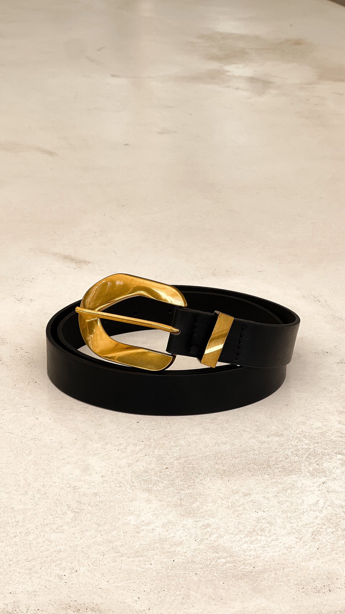 Jace Belt - Black / Gold