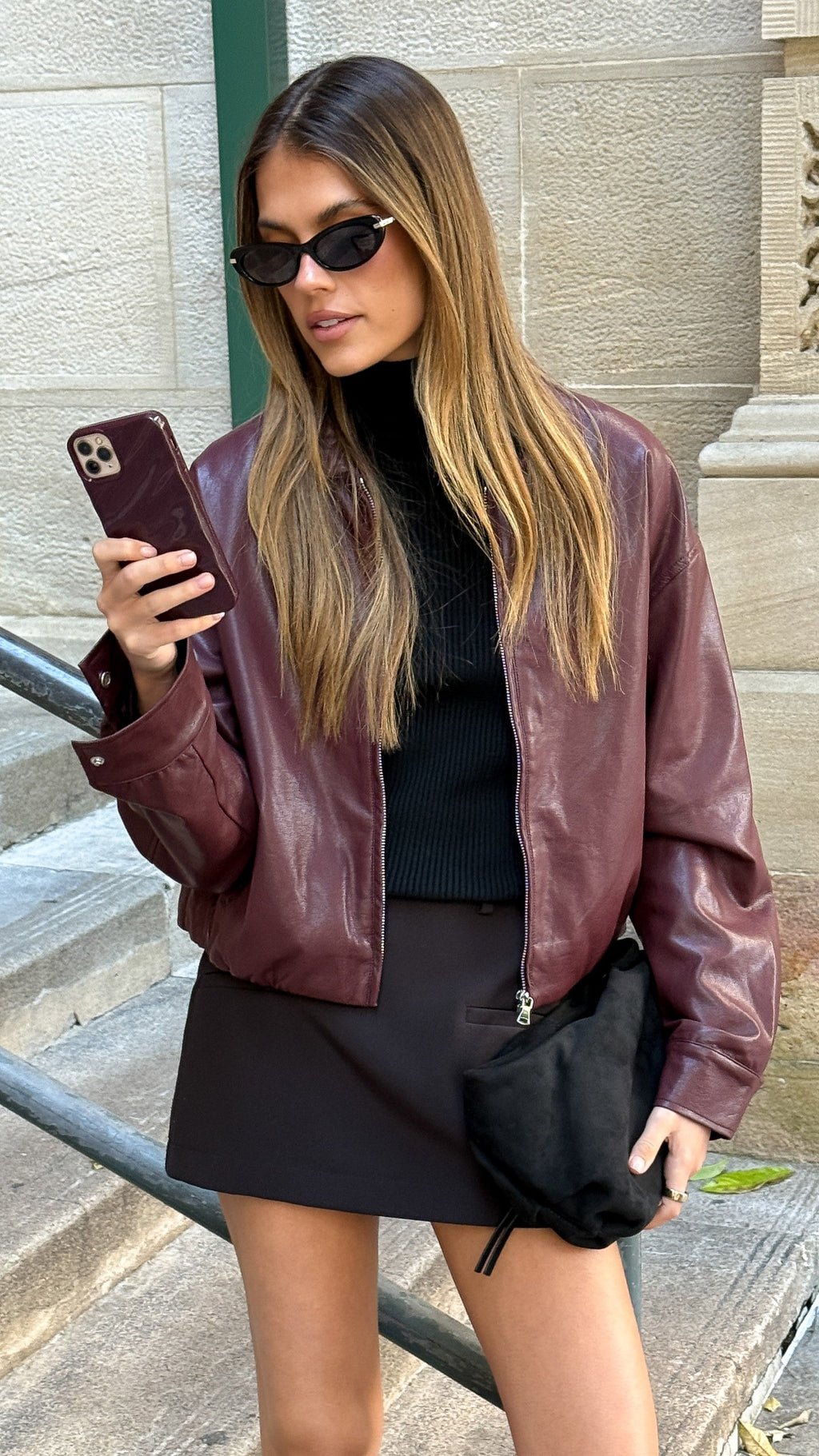 Quinn Jacket - Wine