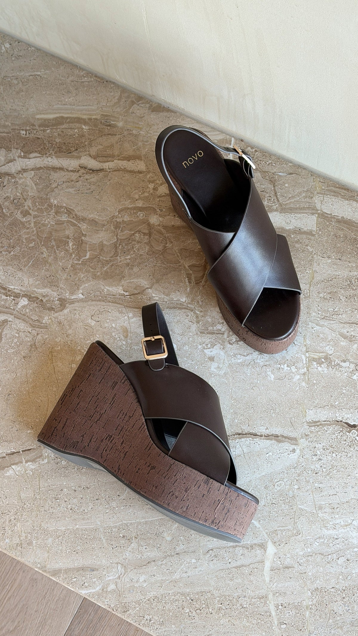 Bambola Wedge Heels - Espresso