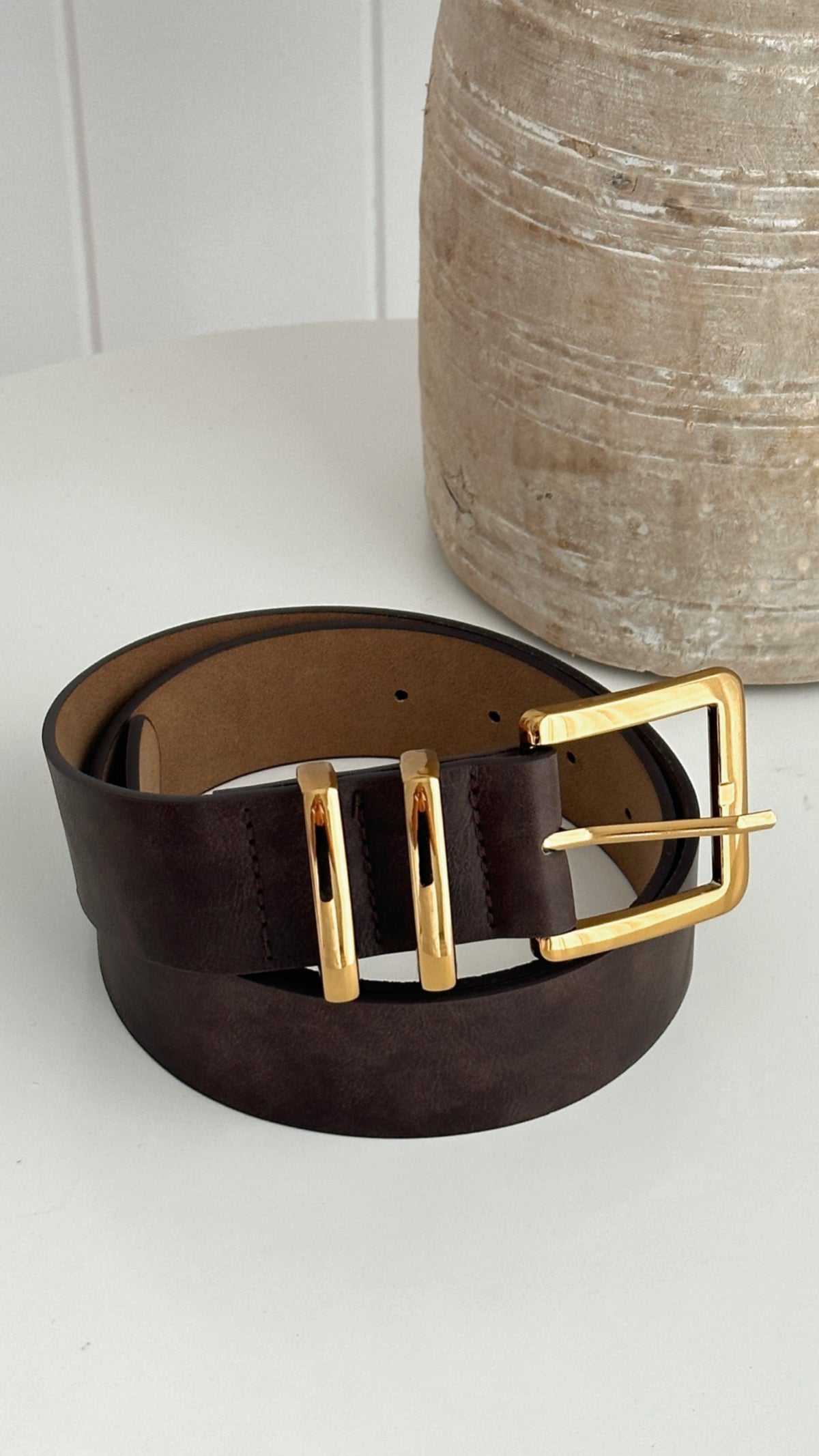 Jabilo Belt - Brown / Gold
