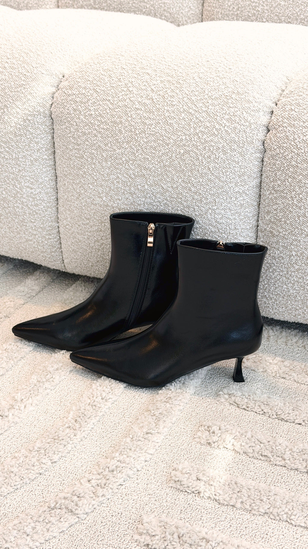 Carmella Boots - Black Shine