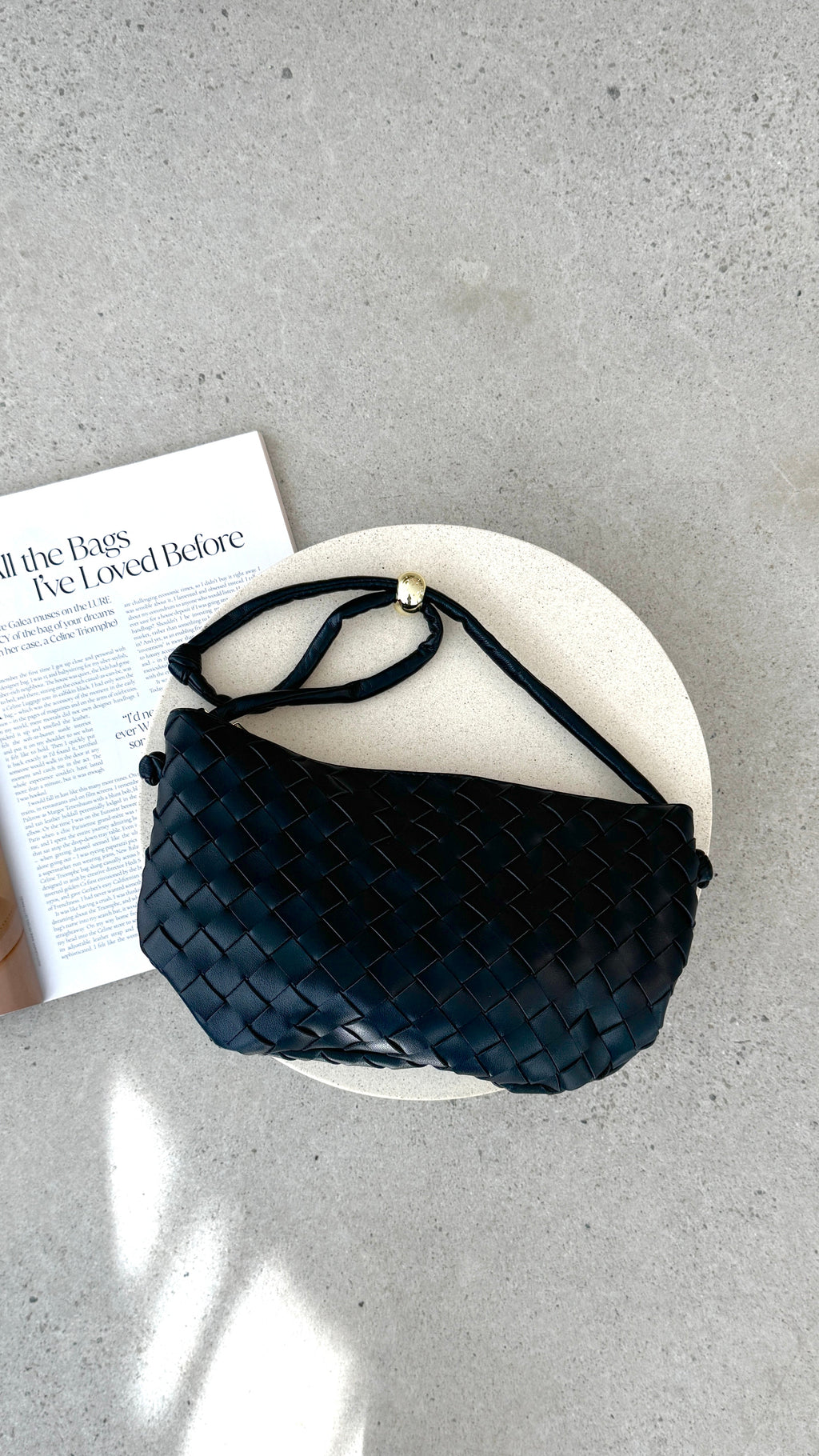 Kacey Handle Bag - Black