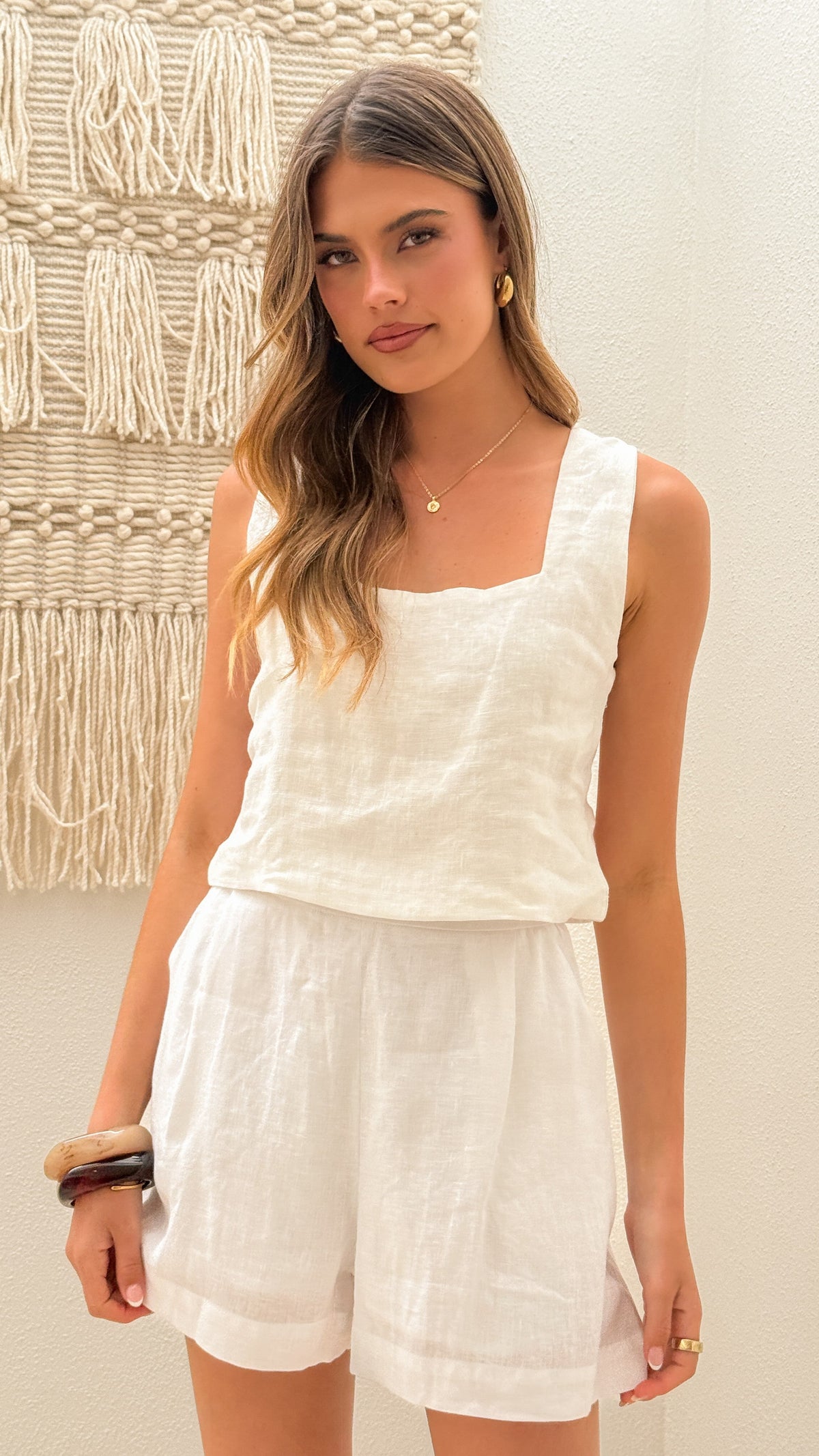 Tillie Crop Top - White