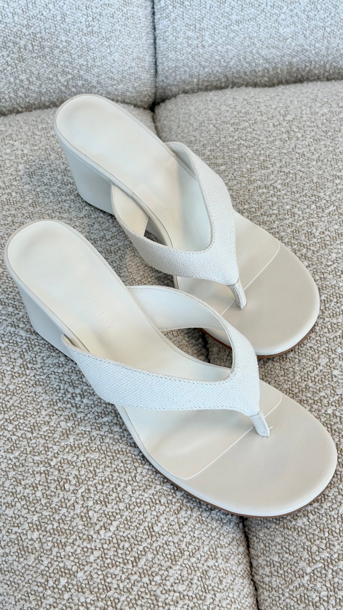 Tiggy Wedge - Cream Linen