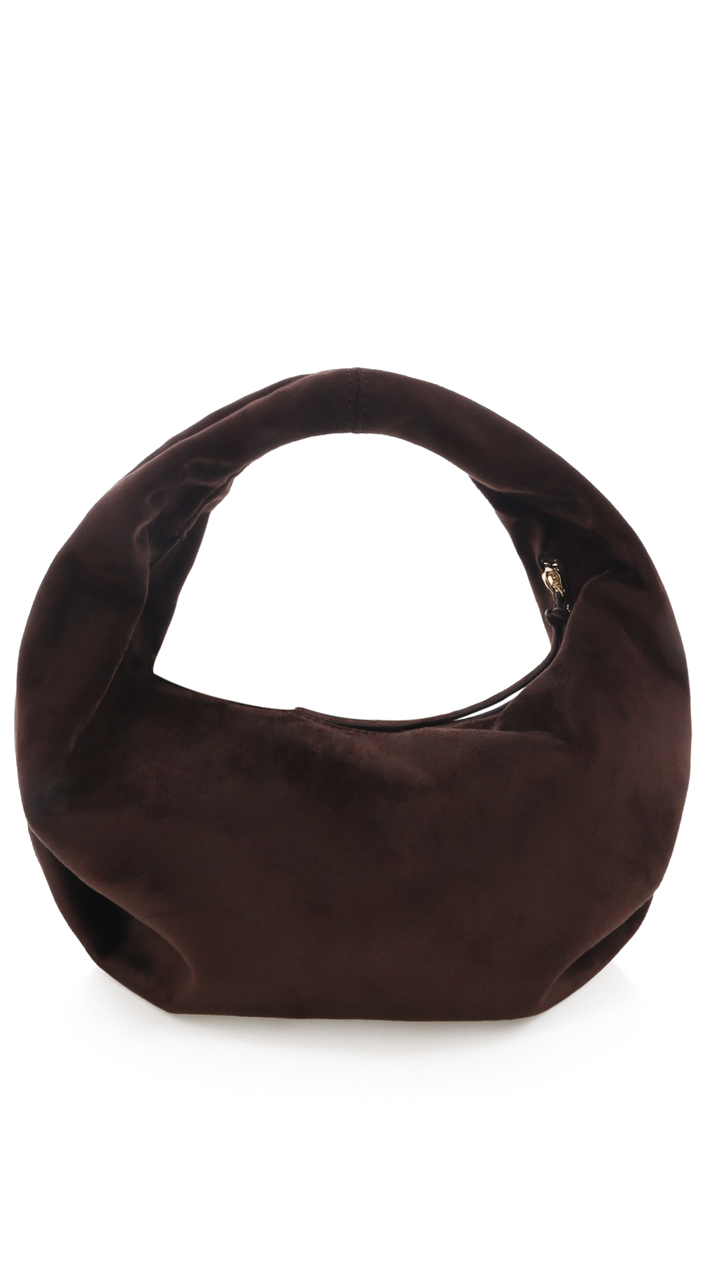 Renee Shoulder Bag - Chocolate Suede